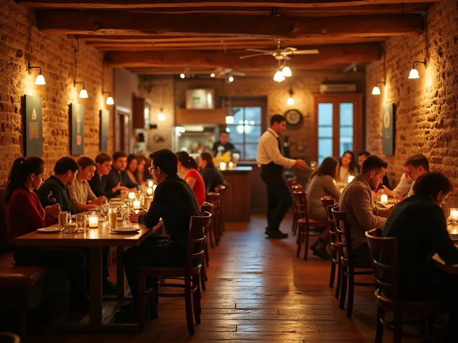 Interior del restaurante